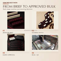 Set Mahjong Amerika Crimson Smoke dengan 4 Rak, Alas Dorong, dan Tas Pembawa untuk Permainan Kelompok