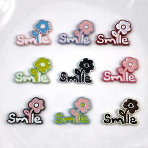 Smile Flower Plastic Resin Patch 3D DIY Jewelry Accessories For Shoes Hair <b>Clips</b> Phone Cases - Product Image 4