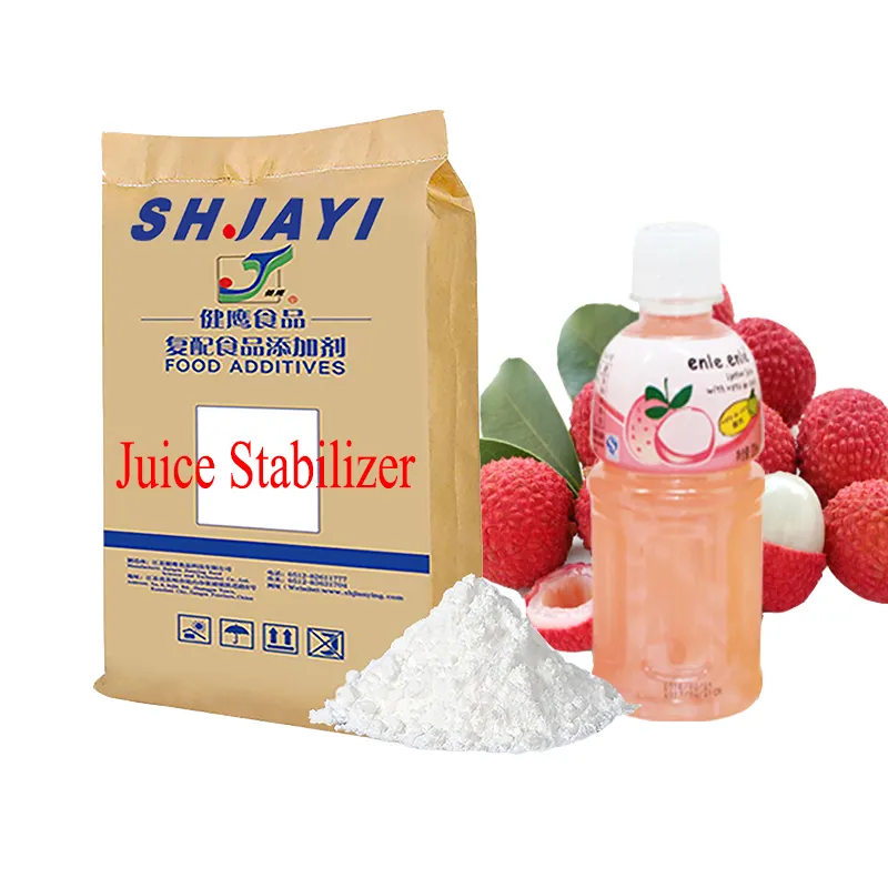 Food Grade Natrium Carboxymethyl Cellulose Sap Verdikkingsmiddel Stabilisator Cmc Litchi Smaak Drank