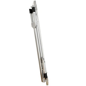 Stainless Steel Single Bar Clothes Drying Rack Floor Standing Foldable Telescopic Balcony Use - Product Image 5