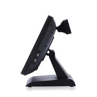 Monitor de pantalla táctil capacitiva de 15 pulgadas de alta calidad de fábrica todo en una PC Windows Touch WiFi sistema POS terminal POS
