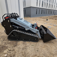 Chargeuse compacte sur chenilles robuste de 75 CV avec moteur diesel Cummins V2000 à haut débit pour l'aménagement paysager, la foresterie et la construction