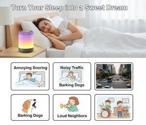 Máquina de <span class=keywords><strong>Sonido</strong></span> Blanco con Sonidos de Alta <span class=keywords><strong>Fidelidad</strong></span> y Función de Memoria para Dormitorio, Compatible con ODM, Vendedor Verificado - Product Image 6