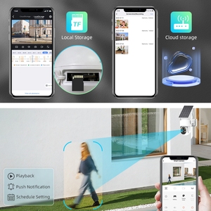 2025 Hot <span class=keywords><strong>Wifi</strong></span> máy ảnh panel năng lượng mặt trời không thấm nước và thời tiết PIR phát hiện hai cách liên lạc 4MP máy ảnh CCTV năng lượng mặt trời - Product Image 4