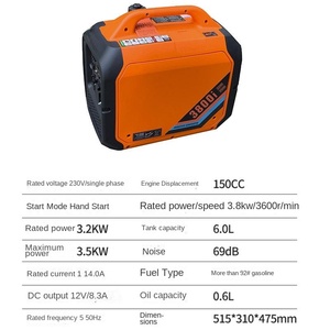 Générateur portable à essence silencieux portable de haute qualité 220v 1kw 2kw 3kw - Product Image 5