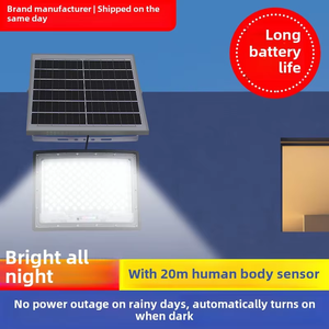 Réflecteur de lumière d'inondation <span class=keywords><strong>solaire</strong></span> à LED 60W 100W 200W Style étoiles IP67 aluminium pour la <span class=keywords><strong>maison</strong></span> cour jardin route éclairage paysager - Product Image 2