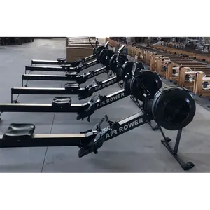 Wind Resistance Magnetic Rowing Machine Commercial Body Air Row Exercise Machine