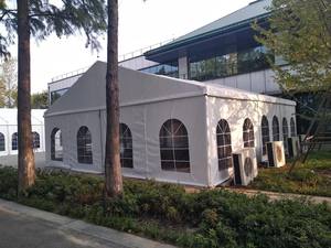 12x20m 12x25m tente industrielle mariage <span class=keywords><strong>barnum</strong></span> dôme géodésique bâche transparente et bâche grise tente d'entrepôt tente de camping - Product Image 3