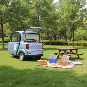 Mini tricycle électrique cargo quatre <span class=keywords><strong>places</strong></span> 1000W, carrosserie fermée, capacité de charge 300-400 kg, autonomie 70-90 km - Product Image 4