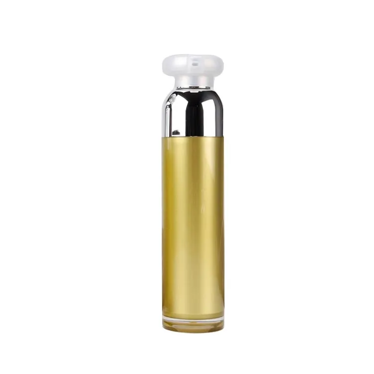 2020 New Product Cosmetic Packaging Set Luxury Green Round Acrylic Bottle And Jar