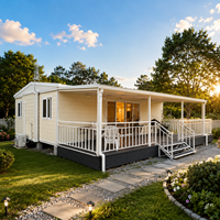 Maison Modulaire de Luxe pour Grand-Mère, 37/56/73 mètres carrés, Maison Conteneur Préfabriquée Extensible