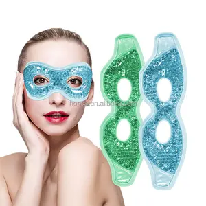 Fabbrica di riscaldamento del ghiaccio di raffreddamento caldo freddo Gel perline maschera per gli occhi gel fresco maschera per il ghiaccio Pack per occhio secco