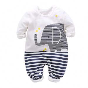 Combinaisons pour bébé garçon et fille, 100% coton, manches longues, pyjamas pour nourrissons, nouvelle collection 2018 - Product Image 3