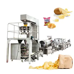 Small Automatic Scale Pringle Potato Crisps Crisp Making Machine For Sale Potato Chips