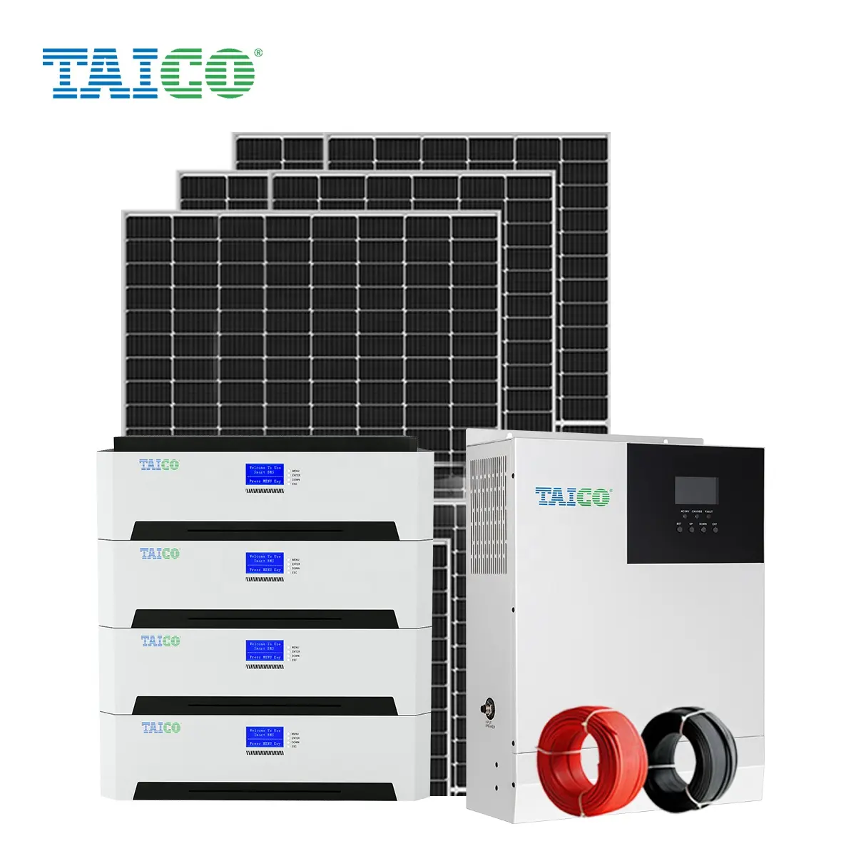 TAICO off grid solar power system solar panel system home 10kw 20kw 30kw 50kw solar panel 20000w solar energy systems