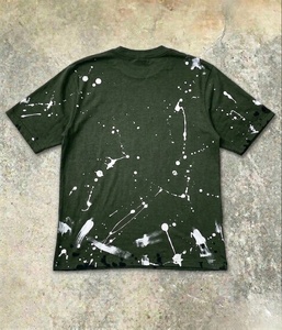 Camiseta de Manga Corta para Hombre, Color Verde Oliva, Cuello Redondo, Corte Regular, Informal, de Algodón Jersey - Product Image 2