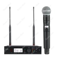 Système de microphone sans fil portable professionnel en métal pour karaoké, ULXD4 BETA58A BETA87A M58 UHF, cardioïde, réduction de bruit