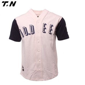 Weiße leere Großhandel Sublimiert Custom Baseball Jersey - Product Image 5