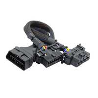Cable Y de 16 pines (macho a hembra) para OBD2, divisor en Y OBD-II, lector de códigos de diagnóstico para OBD2