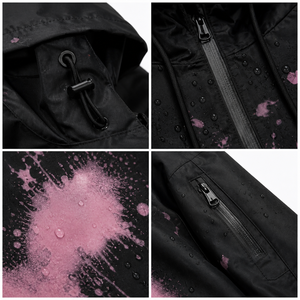 XINHUI Custom Water Resistant Nylon Mens Jacket Hooded Windbreaker Outdoor Cycling Rain Coat OEM ODM Wholesale Bulk - Product Image 5