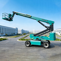 JIUBANG HSZJB34M Selbstfahrende Elektrische Geradeaus-Arbeitsbühne 34m Hohe Tragfähigkeit 22m Reichweite Klein
