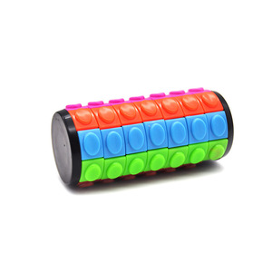 New <b>Magic</b> Tower Cube Educational Mini Kids 4 Levels Rotating Magnetic Puzzle Cube Fedget Rainbow 3D - Product Image 2
