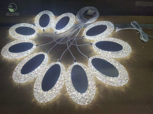 Forniture nuziali luminose in acrilico a 10 teste di cristallo diamantato <span class=keywords><strong>lampadario</strong></span> creativo lampada a sospensione decorazione luce a led - Product Image 5