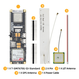 Carte de développement LILYGO T-SIM7670G-S3-Standard ESP32-S3+4G LTE Cat-M/NB-IoT avec positionnement GNSS/Wi-Fi <span class=keywords><strong>Bluetooth</strong></span> – Vente en gros personnalisée - Product Image 5
