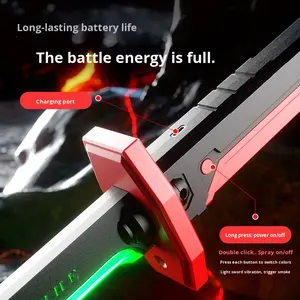 Spada Laser a Doppia Lama Spark in Plastica con Funzione Luminosa, Giocattolo di Tendenza <span class=keywords><strong>Online</strong></span> per Ragazzi e Bambini - Product Image 5