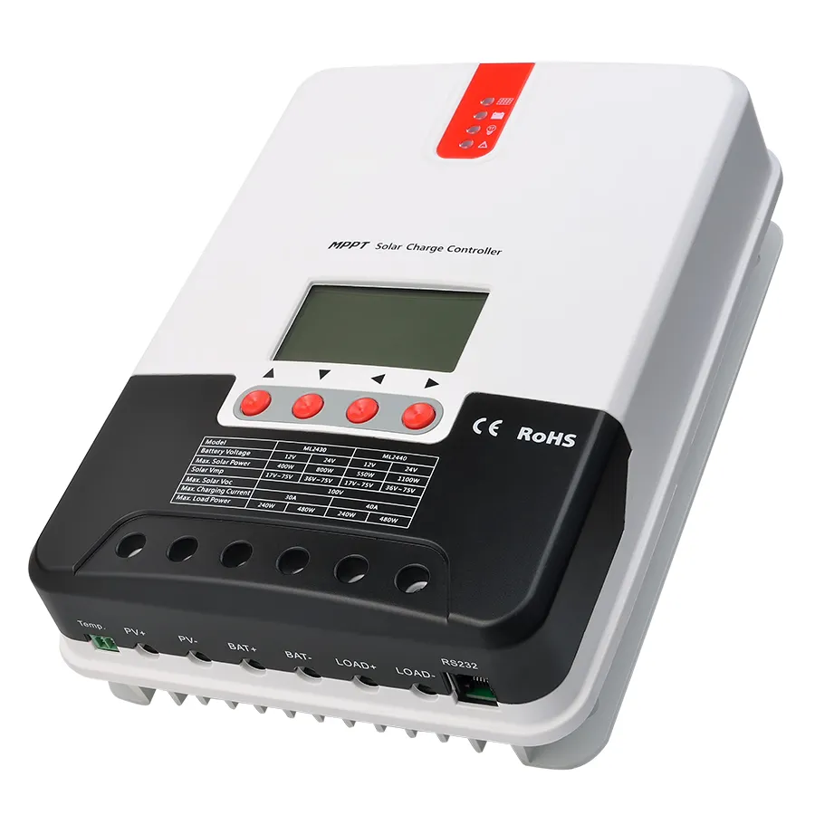 30A 12/24V MPPT solar controller mit RS232/485 kommunikation interface ML2430