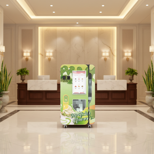 Distributeur automatique robotisé de crème glacée, smoothies, gelato et yaourts, avec écran tactile, paiement par carte de crédit et code QR, conforme ADA - Product Image 1