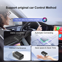 Adaptador Inalámbrico CarPlay Rhythm Mini 2 en 1, Android Auto Plug and Play, WiFi 5G, BT 5.2