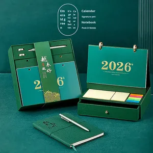 China 2026 Year Horse <b>Sticky</b> <b>Notes</b> Desk Calendar Custom Notebook Gift Box Set Business Office Creative Desktop Ornament - Product Image 4
