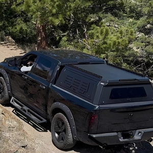 Couverture de benne de camionnette en aluminium OEM, hardtop personnalisé, coque de camping imperméable, protection de cargaison arrière pour Tacoma F150 <span class=keywords><strong>Sierra</strong></span> - Product Image 3