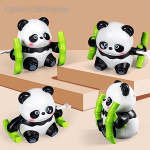 Fun Giant Panda Coil Small Animal <b>Doll</b> Cartoon Walking Cartoon Small Animal Children's <b>Swinging</b> Toy - Product Image 1