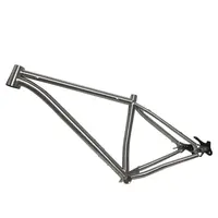 티타늄 합금 산악 자전거 자전거 부품 프레임 29*2.6 타이어 휠 스레드 BSA 17 "크기
