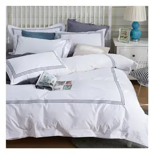 SANHOO toplu Set yatak yorgan Guangdong yatak çarşafı s balya % 100 pamuk otel 6 adet çarşaf setleri - Product Image 1