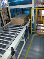 Konveyor Angkat Vertikal Tugas Berat dengan Pengunci Keamanan untuk Gudang Otomatis, Pallet, Kotak, dan Karton