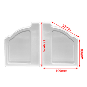 Usine directement vendre <span class=keywords><strong>Pvc</strong></span> Gouttière arrêt embout 5.2 pouces raccord de tuyau système de toit raccord de gouttière en plastique - Product Image 4