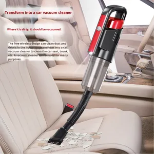 <span class=keywords><strong>Aspirateur</strong></span> portable sans fil 2-en-1 pour la maison et la voiture, faible bruit, grande puissance d'aspiration et lumière LED, 2000 mAh - Product Image 5