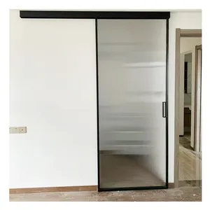 Минимализм стиль двойной закаленное стекло высокого качества энергоэффективные алюминиевые раздвижные двери
