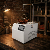Machine à chocolat en acier inoxydable avec écran tactile, distributeur-interrupteur, pour usage industriel, à brancher, pour la fonte et le tempérage du chocolat