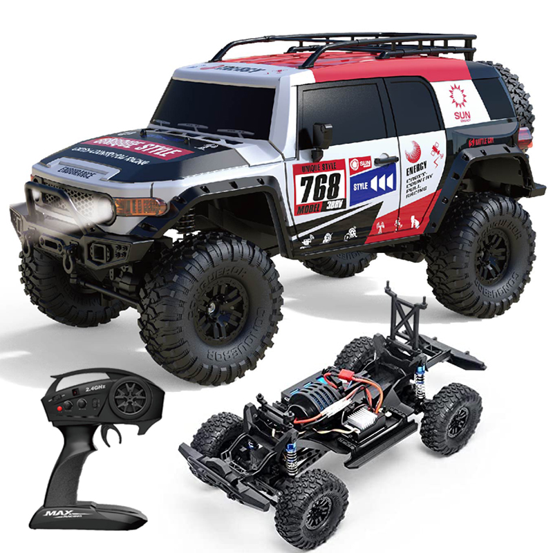 フルスケール1/102.4G4X4オフロードロッククライミングIPX4ジャングルビーストラリートラック