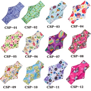 Toallas Sanitarias Reutilizables para Mujer, Toallas Menstruales de Algodón, Toallas Sanitarias Transpirables, Toallas Lavables de Carbón de Bambú - Product Image 6