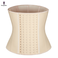 Ceinture amincissante gainante effet ventre plat, 30 cm de hauteur, avec rallonge à crochet amovible, 9 baleines en acier, en latex respirant, grande taille, gaine amincissante pour la taille
