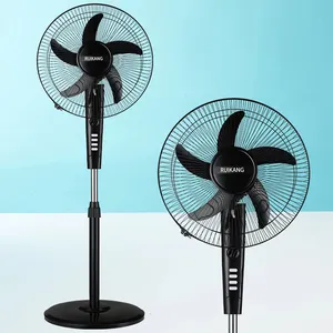 New best sale electric home appliances powerful fan cheap price low cooler floor soundless ventilateur AC DC 220V 16inch stand f