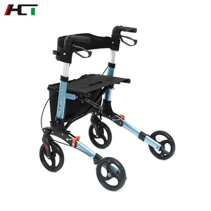 רפואי מכשיר קל משקל Rollator בית טיפול 4 גלגלים Rollator ווקר עבור קשישים ונכים אנשים - Product Image 3