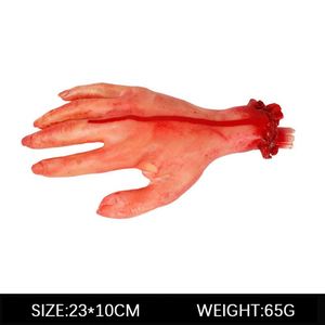 Decoración de Terror, Prótesis Humana Simulada, Manos y Pies Rotos de Vinilo PVC, Accesorios para Fiestas de Halloween - Product Image 5