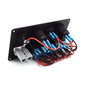 Panneau de commutation 5 gangs avec klaxon de réinitialisation interrupteur à bascule marche-arrêt démarrage du <span class=keywords><strong>moteur</strong></span> Andersn chargeur USB Volt 12V panneau de commutation pour <span class=keywords><strong>remorque</strong></span> de voiture - Product Image 5