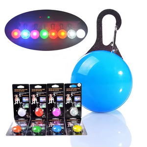 Fabrieksgroothandel Eco-vriendelijke Verstelbare LED-halsband voor huisdieren, waterdicht, duurzaam, clip-on, anti-verloren, veiligheid, 3 knippermodi, nacht - Product Image 1